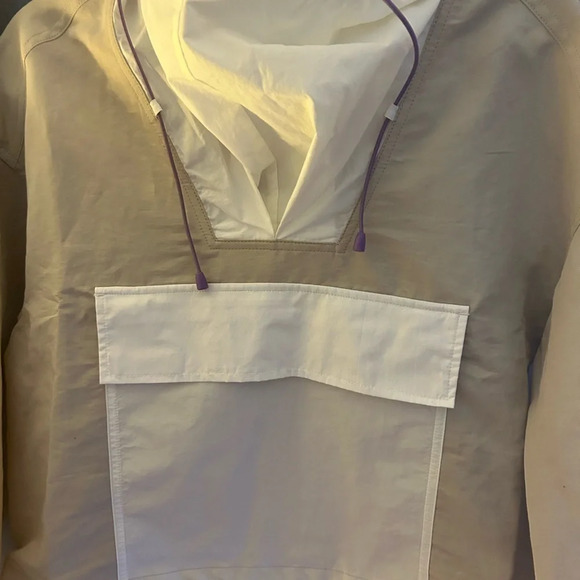 Sweaty Betty NWT oversized pullover with linen arms NWT - Picture 3 of 6